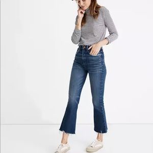 Madewell Rivet and Thread Cali Demo Boot Jeans
